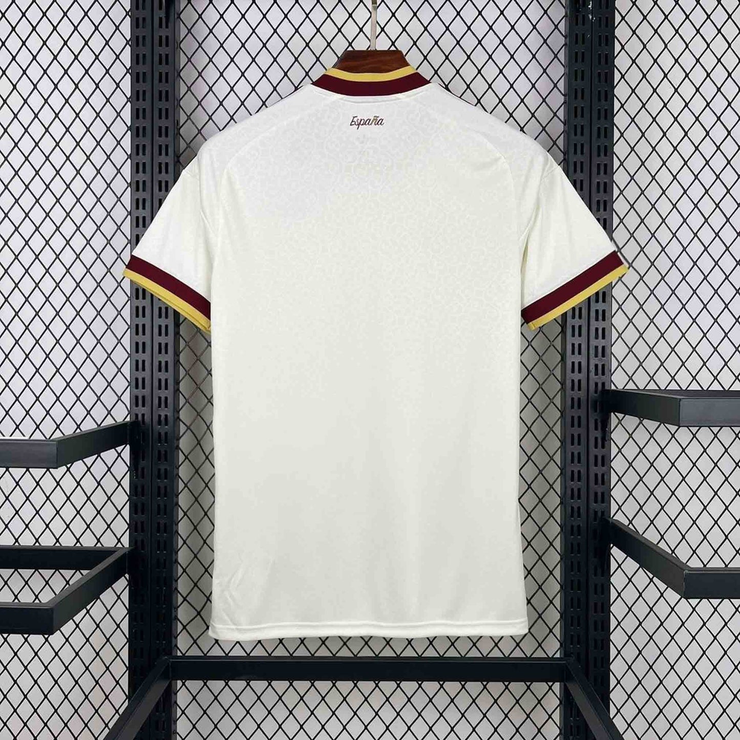Maillot Espagne Football Extérieur Blanc Bordeaux 2026