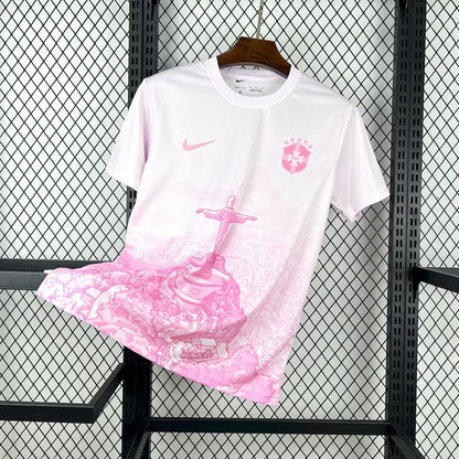 Maillot Football Édition Spéciale Brésil Corcovado Rose 2026