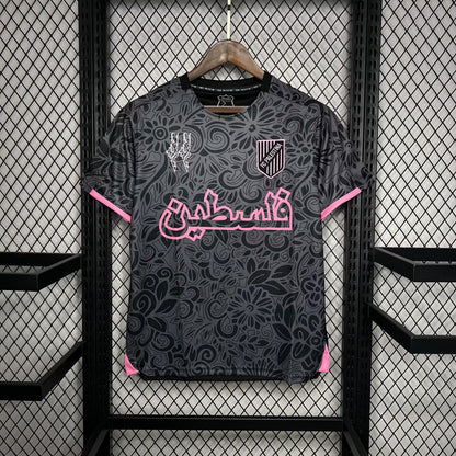 Maillot Football Édition Spéciale Palestine Noir Rose 2025