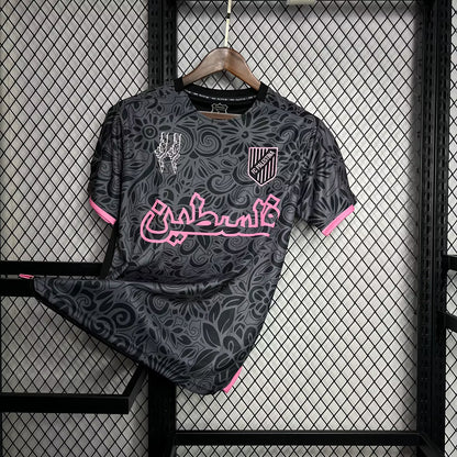 Maillot Football Édition Spéciale Palestine Noir Rose 2025