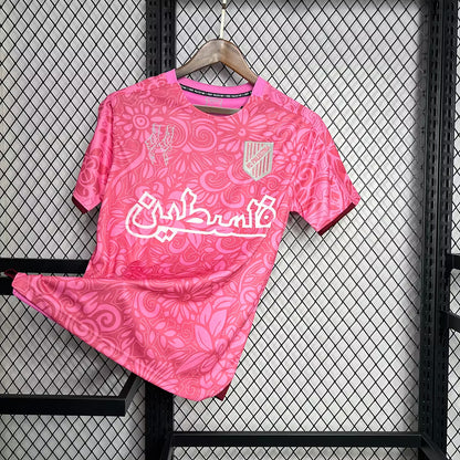 Maillot Football Édition Spéciale Palestine Rose 2025